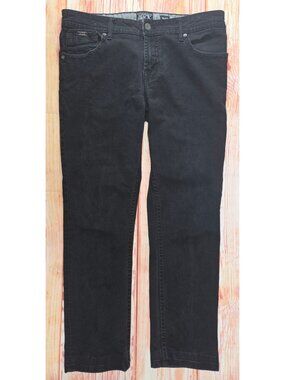 Buckle Black Mens Straight Leg Jeans Size 34R Fit No. 3 Black Denim
